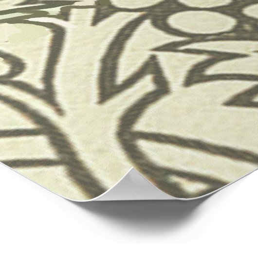 Poster Fond d'écran William Morris Grapevine Sage (Coin)