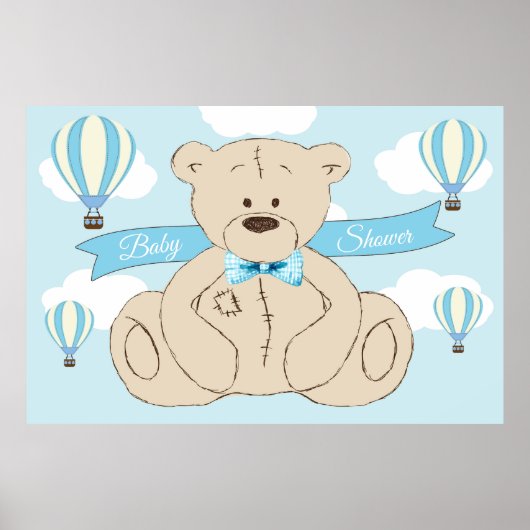 Poster Fond d'ours en peluche (Devant)