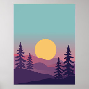 Poster Fond éclaboussure de couleur