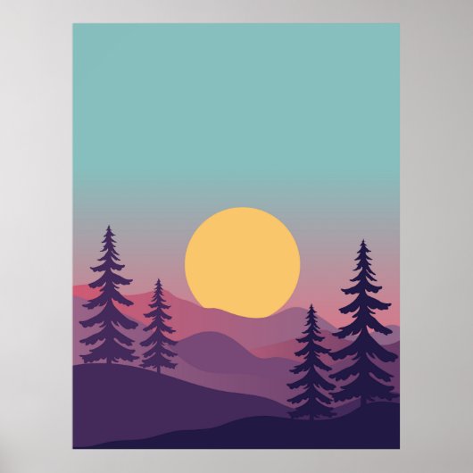 Poster Fond éclaboussure de couleur (Devant)