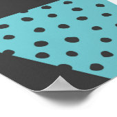 Poster Fond géométrique. Illustration abstraite de style  (Coin)