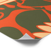 Poster fond graphique à motifs (Coin)