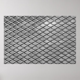 Poster Fond gris abstrait