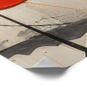 Poster Fond grunge abstrait (Coin)