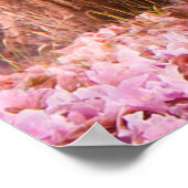 Poster Fond papillon, fête du jardin forestier enchanté (Coin)