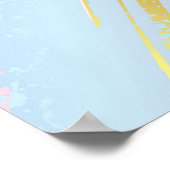 Poster Fond rose texturé (Coin)