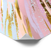 Poster Fond rose texturé (Coin)