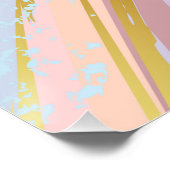 Poster Fond rose texturé (Coin)