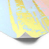 Poster Fond rose texturé (Coin)