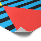 Poster Fond sans couture avec losange (Coin)