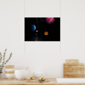 Poster Fond Spatial (Cuisine)