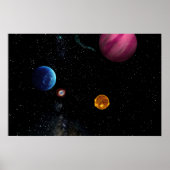 Poster Fond Spatial (Devant)