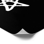 Poster Fond spatial Séparation de la fête du monde (Coin)