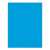 Poster Fond uni bleu cyan (Devant)