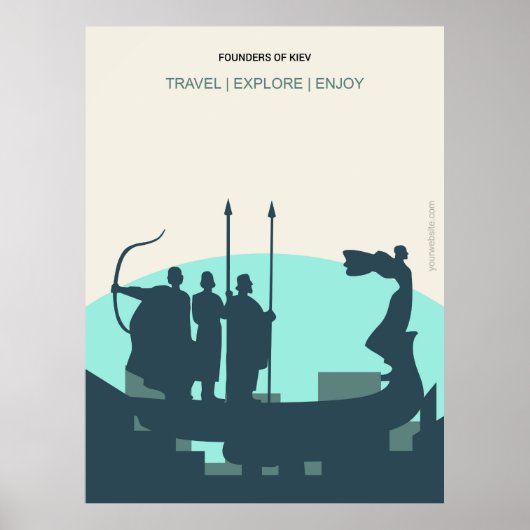 Poster Fondateur de Kiev (Devant)
