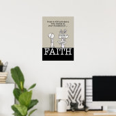 Poster Fondation de la foi (Bureau à domicile)