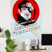 Poster Fondation de recherche Retrofuture (Bureau à domicile)