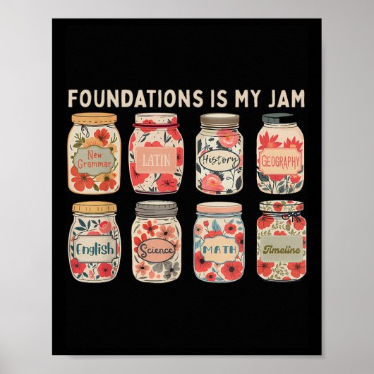 Poster Fondations Clical Conversations Is My Jam Homesch (Devant)