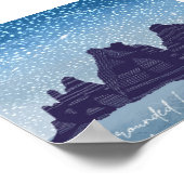 Poster Fondée comme la carte d'entraînement de montagne (Coin)