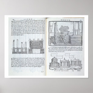 Poster Fondements, de "Della Architettura", pub