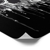 Poster Fondre Skeleton Driving Scary Skull Halloween Co (Coin)