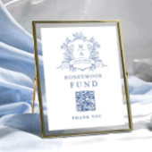Poster Fonds de lune de miel Bleu de Dusty