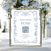 Poster Fonds de lune de miel Bleu de Dusty