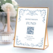 Poster Fonds de lune de miel Bleu de Dusty