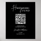 Poster Fonds de lune de miel imprimable Signer le code QR (Devant)