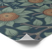 Poster Fonds d'écran Motif William Morris Orchard (Coin)