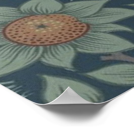 Poster Fonds d'écran Motif William Morris Orchard (Coin)