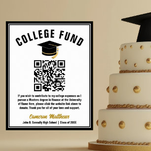 Poster Fonds Formel Black Graduate College Code QR