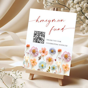 Poster Fonds Pastel Pink Bohemian Fleur sauvage pour lune