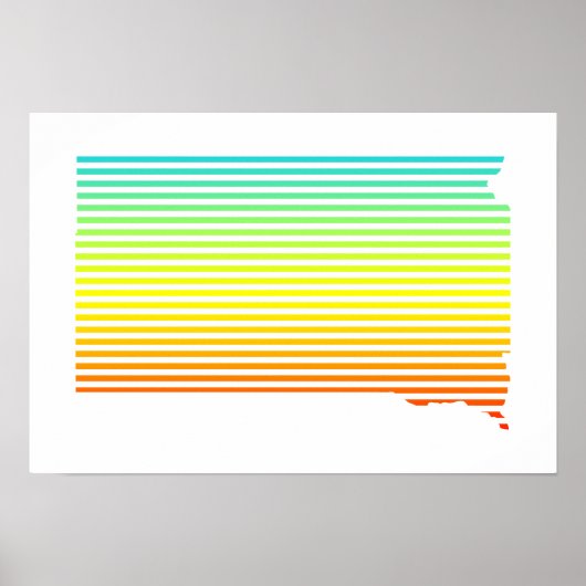Poster fondu de refroidissement du dakota sud (Devant)