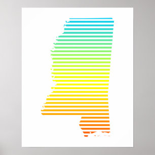 Poster fondu de refroidissement du mississippi