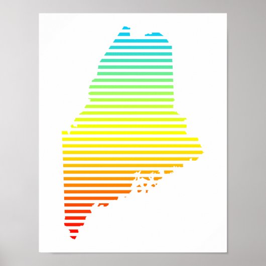 Poster fondu de refroidissement maine (Devant)