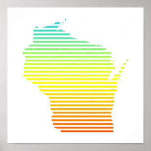 Poster fondu de refroidissement wisconsin