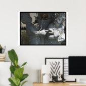 Poster Fontaine (Bureau à domicile)