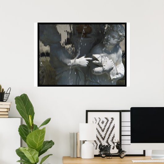 Poster Fontaine (Bureau à domicile)