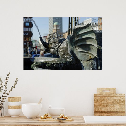 Poster Fontaine (Cuisine)