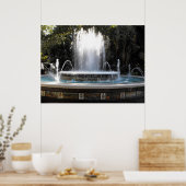 Poster Fontaine à Marbella Espagne (Cuisine)