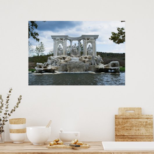 Poster Fontaine classique (Cuisine)