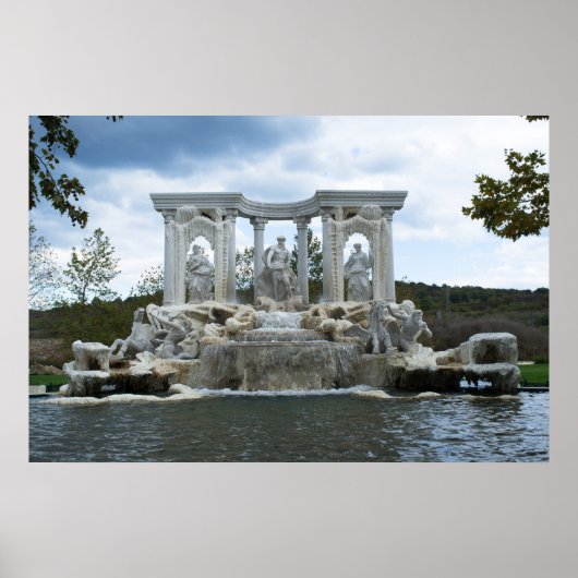 Poster Fontaine classique (Devant)