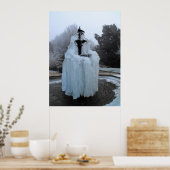 Poster Fontaine congelée (Cuisine)