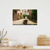 Poster Fontaine Courtyard (Cuisine)