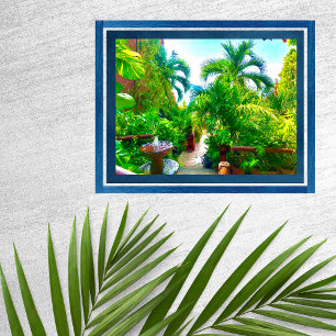 Poster Fontaine Dans Les Tropiques