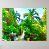 Poster Fontaine Dans Les Tropiques (Devant)