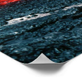 Poster Fontaine de lave du volcan Pahoehoe (Coin)