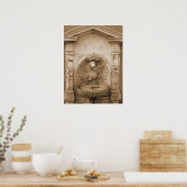 Poster Fontaine de Rome (Cuisine)