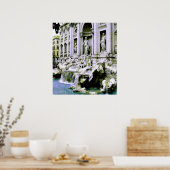 Poster Fontaine de Trevi (Cuisine)